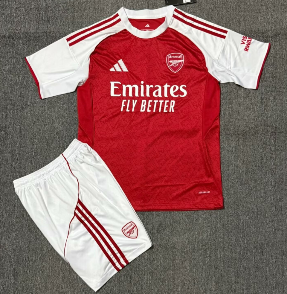 Arsenal 2025/26 Kids Home Kit