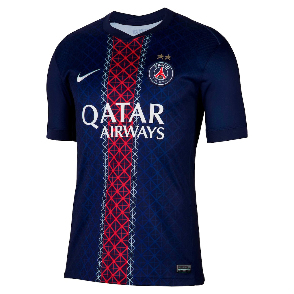 PSG 2025/26 Home Champions Back-to-Back Fan Version Jersey