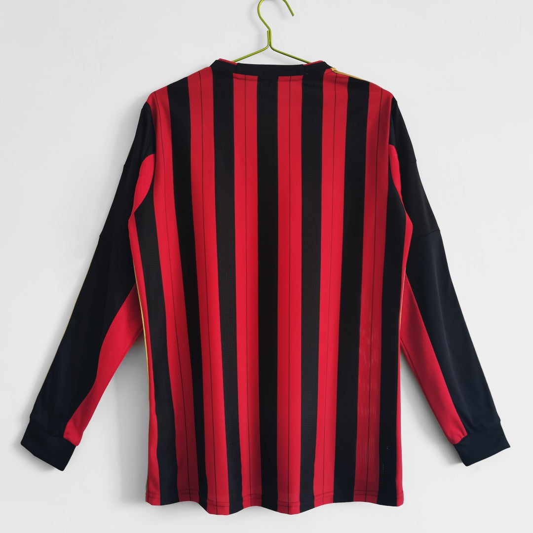 AC Milan 2013/14 Home Long Sleeve Retro Jersey