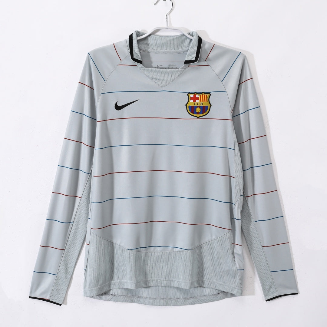 Barcelona 2003/04 Away Retro Long Sleeve Jersey