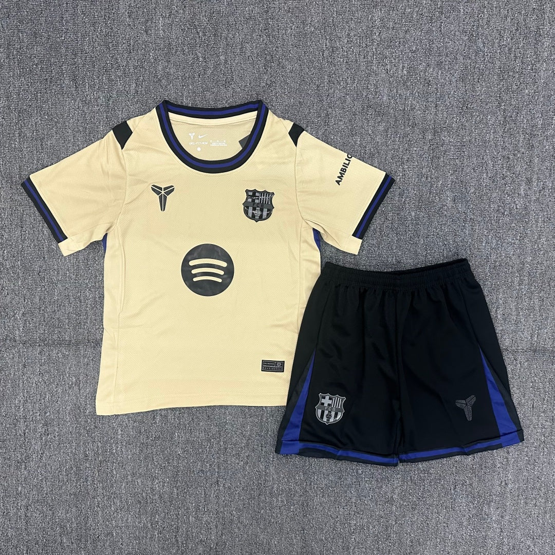 Barcelona 2025/26 Away Kids Kit