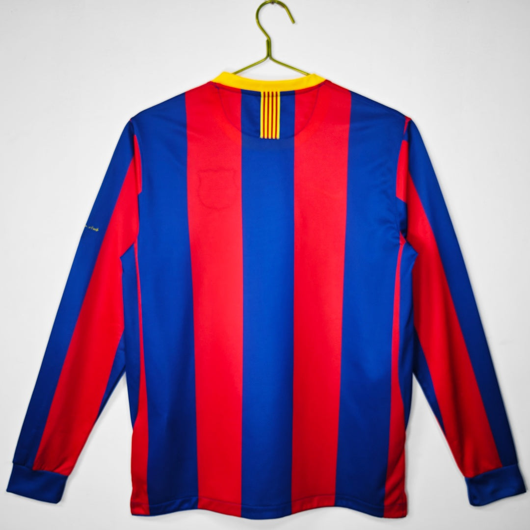 Barcelona 2010/11 Home Retro Long Sleeve Jersey
