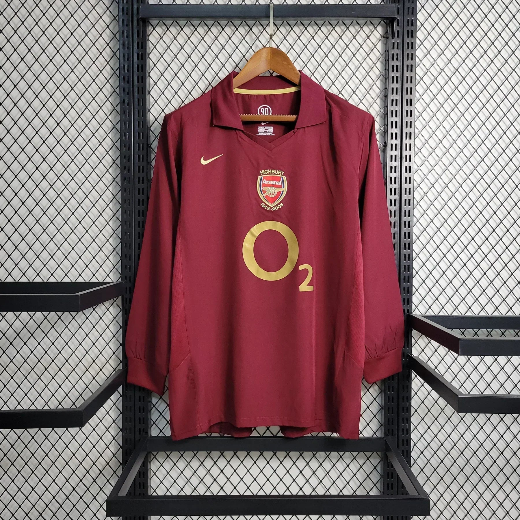 Arsenal 2005/06 Retro Long Sleeve Jersey