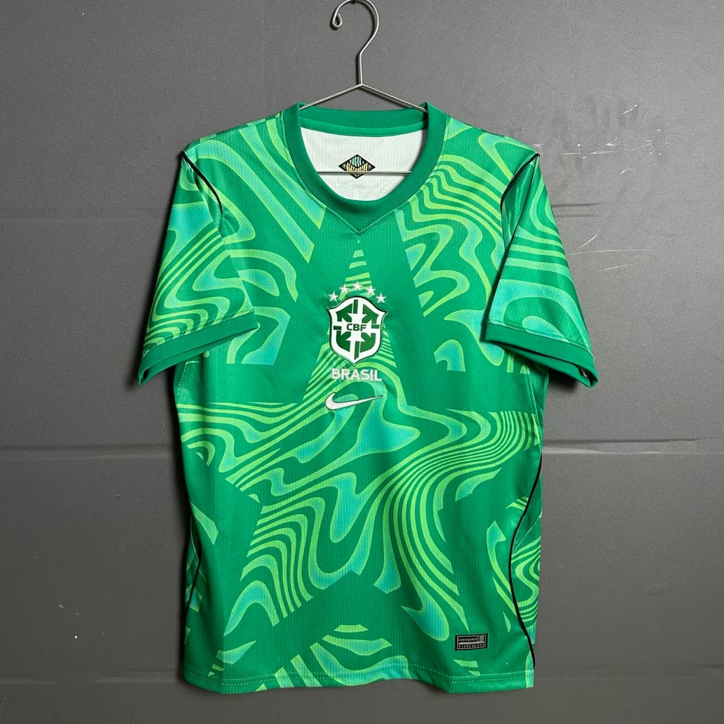Brazil 2026 Goalkeeper Green Jersey