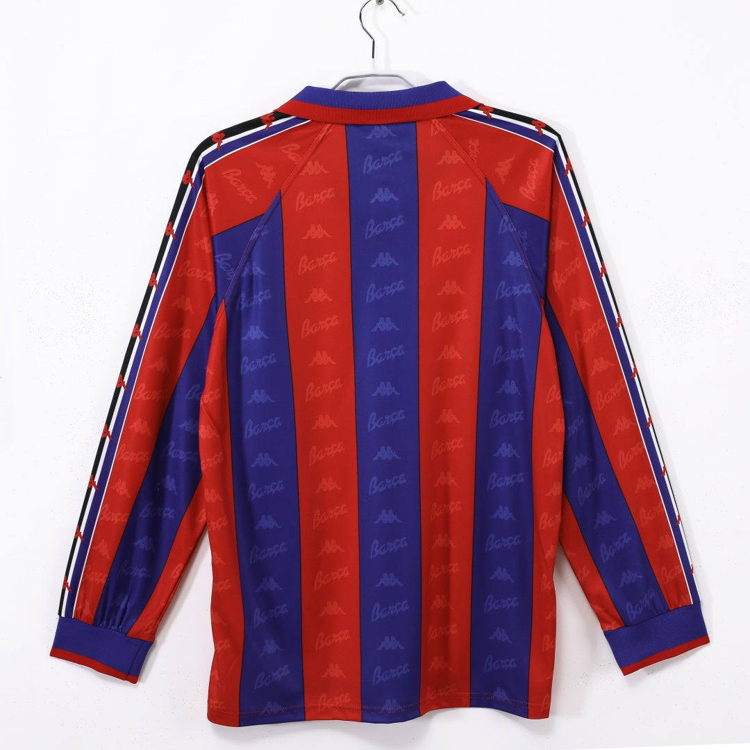 FC Barcelona 1995/97 Home Retro Long Sleeve Jersey