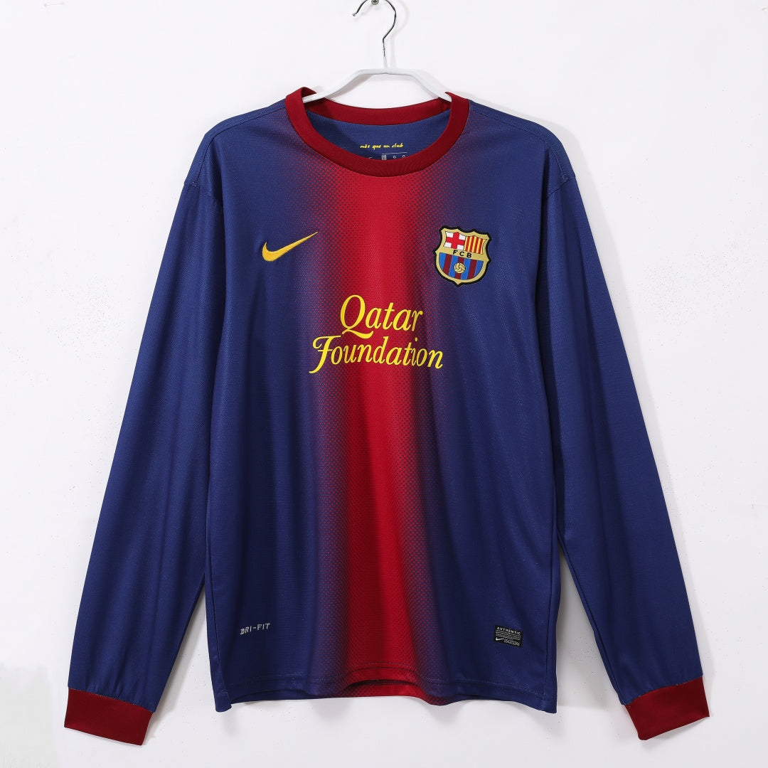 FC Barcelona 2012/13 Home Retro Long Sleeve Jersey