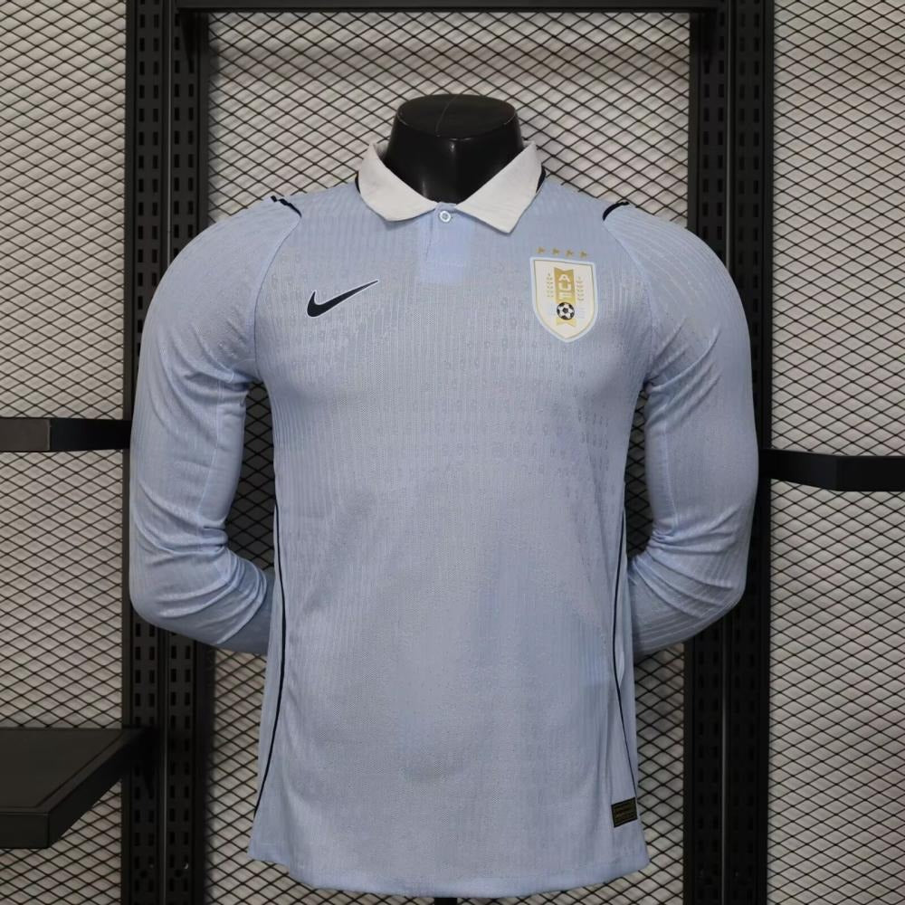 Uruguay 2025/26 Home Long Sleeve Player Jersey