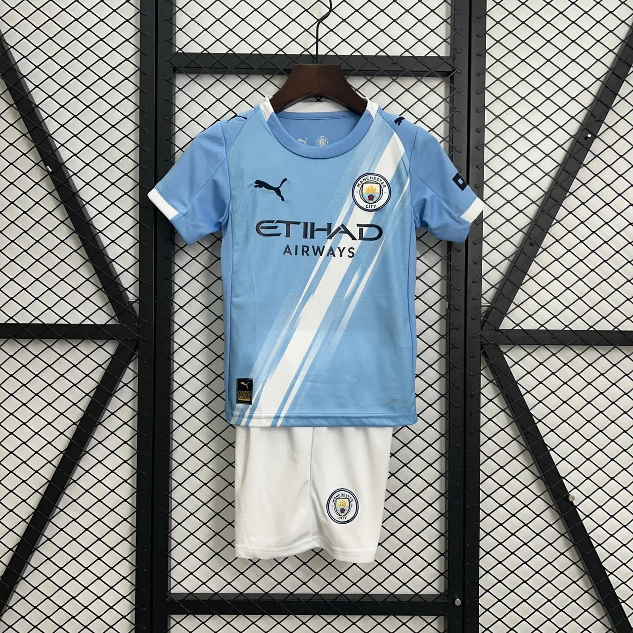 Manchester City 2025/26 Home Kids Kit