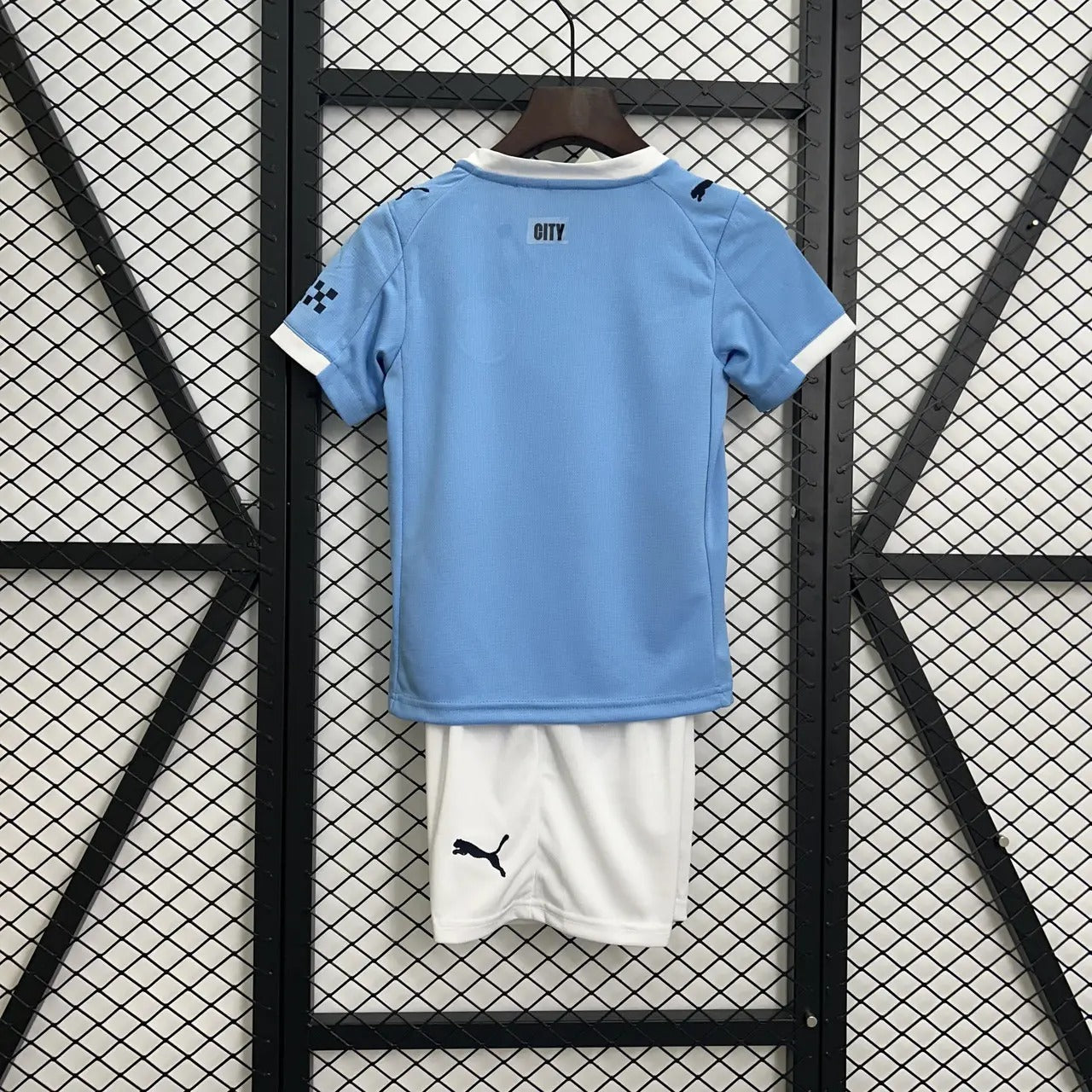 Manchester City 2025/26 Home Kids Kit