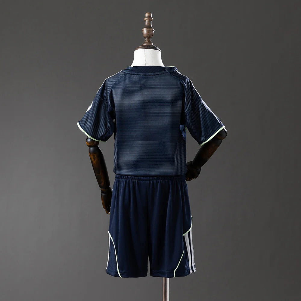 Real Madrid 2025/26 Away Kids Kit